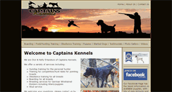 Desktop Screenshot of captains-kennels.com